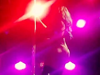 New Stripper Dances In Knee Highs, Ripping Clothes And Showing Ass