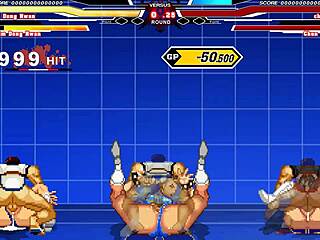 Chun-li's intense hentai cumshot scene