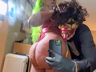Wow! Moee Baby Twerks Ass With Gibby The Clown!