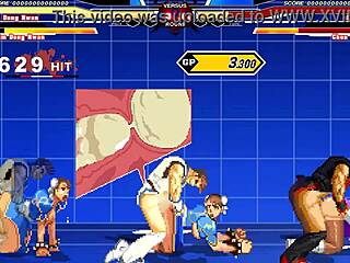 Chun-li's intense hentai cumshot scene