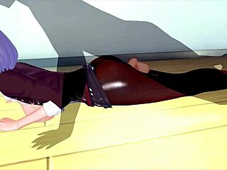 Female teacher needs energy in 3d