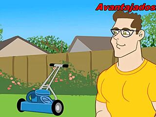 Just casual gay cartoon action with Brazilian passive vibe