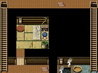 Tanned Natsuki feels aroused during striptease in hentai game episode 6.