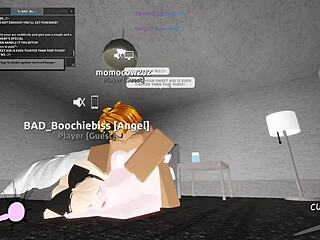 Me encanta ver a esta rubia cabalgando polla negra grande en porno Roblox