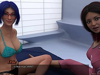 I'm stranded in space exploring Elsie's wild bi-sexual side.