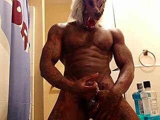 Hallelujah johnson worships big black hairy dick in solo pillow talk session