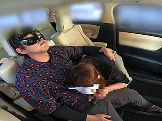 secret gay car hookup with intense homemade action before a trip