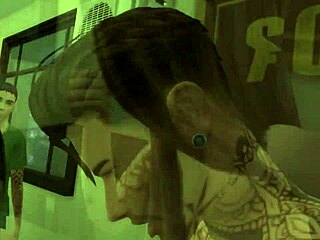 Pornstars party at college in Sims 4.