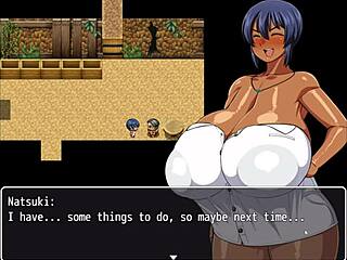 does natsuki enjoy her naked bath in the game?