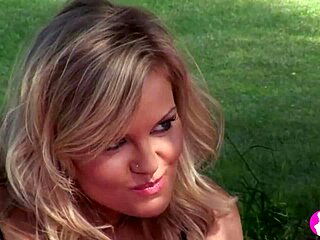 I love watching Viv Thomas babes in garden lesbian action