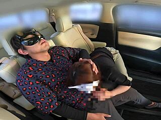 secret gay car hookup with intense homemade action before a trip