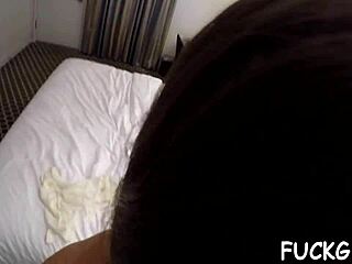 Spy cam stud slams a slut with raw power