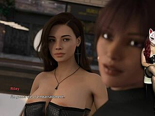 Steps of Debauchery - Undressing in Back Alley Cosplay Scene