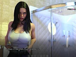 vampire prince atlas fucks leyana in the shower from behind and lifts her up