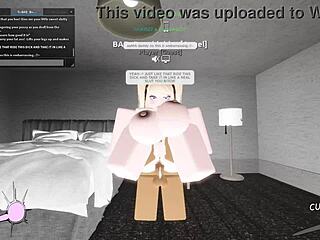 أحب أشوف هالبلوندة تركب زب أسود كبير في بورنو روبلوكس