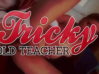Horny Student Seduces Old Teacher With Tight Body
