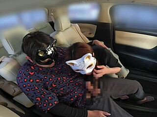 secret gay car hookup with intense homemade action before a trip