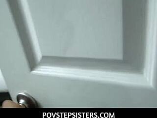 abbie maley lets stepbro slide big dick into her pussy.