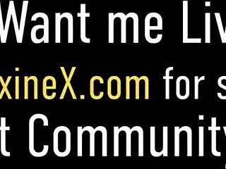 Four cum-swapping ladies intensely share two cocks in wild sex party with Maxine X