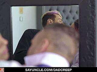 Hot big dick stepdad fucks teen 18+ stepson bareback in hardcore gay taboo 😈