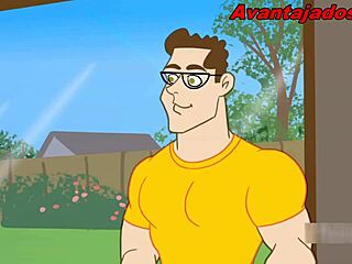 Just casual gay cartoon action with Brazilian passive vibe