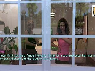 ¡No puedo creer que estoy follando a esta madrastra y esposa morena caliente en un juego salvaje!