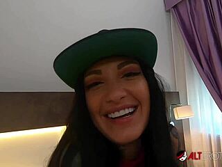 I can't get enough of tattooed Adel Asanti sucking that huge cock.