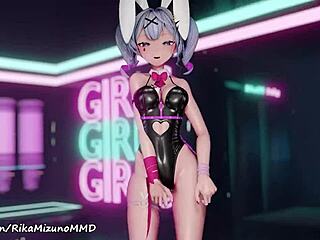 Ibuki’s Sexy Dance in Rabbit Hole with Short Hair Miku