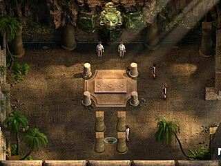 Emily's naked profile in Treasure of Nadia episode 3 scene 65