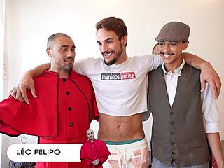 Behind The Scenes: Léo Felipo Possessed By Lust In Intense Threesome
