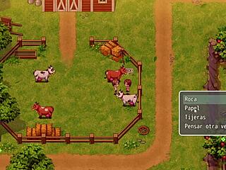 What! Her Ass Pops Out in Countryside Hentai Lesbian Scene?