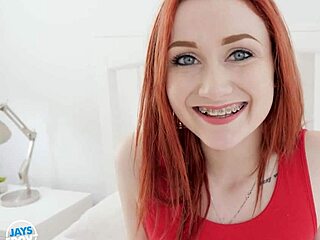 Ginger Teen Scarlet Skies POV Creampie With Monster Cock Rimjob Interview