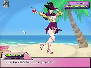 Cuddle Pit Games presents a hentai flash game called Con-Quest Pokémon
