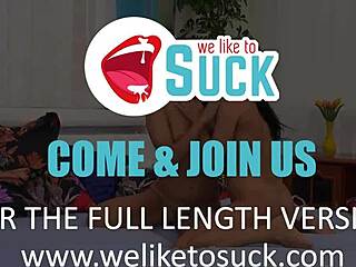 검은 머리 미녀들, 야한 삼인조에서 자지 빨기 액션