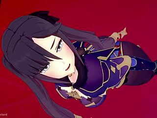 Hey, Mona in this new Genshin gameplay wants to get fucked in the love hotel