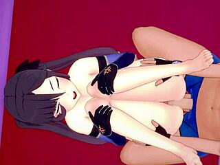 Hey, Mona in this new Genshin gameplay wants to get fucked in the love hotel