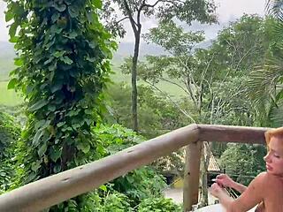 Wanna join me banging in the outdoor jacuzzi with Romulo Pontess?