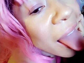 narrative about swallowing various items in the scene