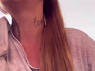 Blonde at Gym Gets Hot and Wet