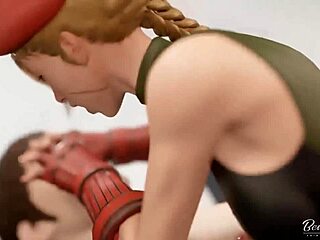 Cammy Gets Assfucked By Monster Cock In Compilation.