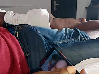 He Got Horny Watching Porn, Stepsis Helped with Blowjob POV