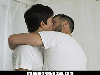 yo, check these innocent missionary boys banging hard and licking ass in the temple!