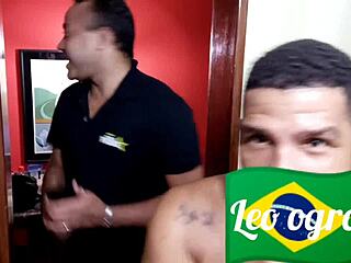 behind the scenes of gay orgy with crossdressing bbw babes