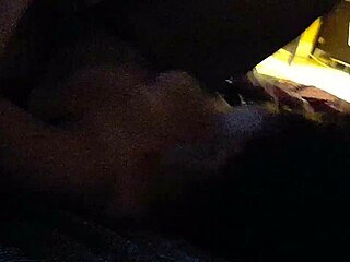 Young black girl screws latino guy before his wife