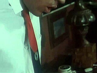 Italian vintage hardcore with intense anal action in classic scene