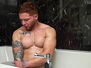 Fit Hunk Sage Takes Hard Anal in Friend's Shower. What a Steamy Encounter!