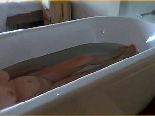 Wife Gets Wet In Hotel Bath