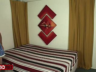 Amateur couple shows blonde riding big cock in doggy style