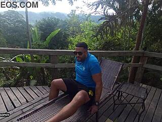 baby sophy in red lingerie bent over for doggystyle