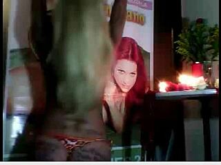 Maribel Zambrano's twitcam session part 3, showcasing her sexy model figure.